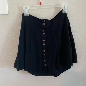 Wet seal black flowy a-line skirt- size M